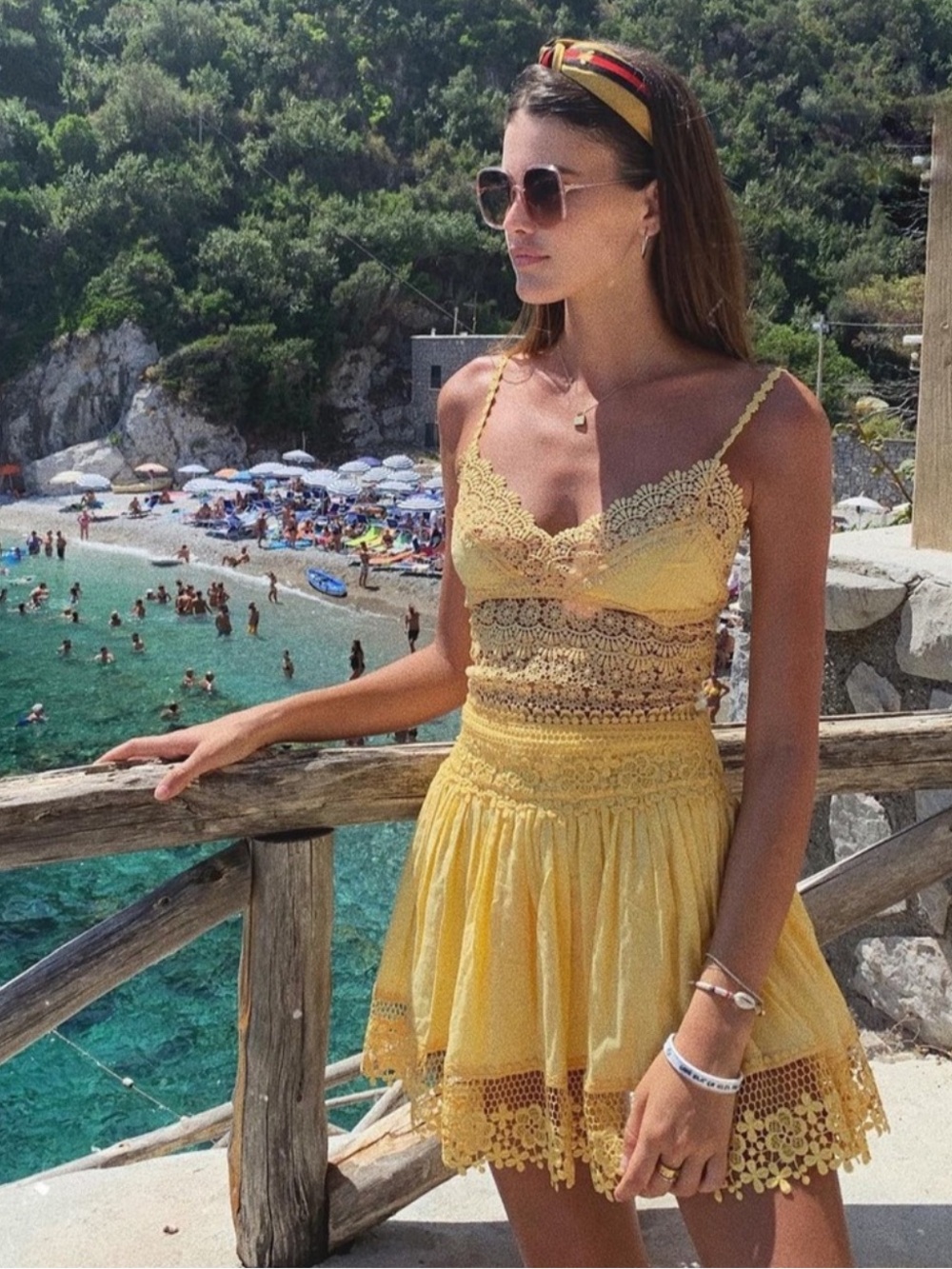 Charo Ruiz Ibiza Dana top in yellow